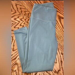 Yogalicious Lux Leggings Womens XL Green Skinny High Rise Athleisure